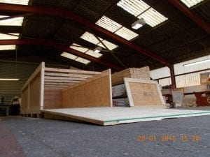 wooden exhibition case manufacturer